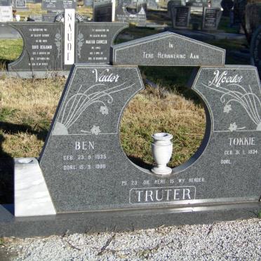 TRUTER Ben 1935-1988 &amp; Tokkie 1934-