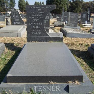 TESNER Gert Johannes Daniel 1906-1973