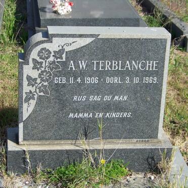 TERBLANCHE A.W. 1906-1969