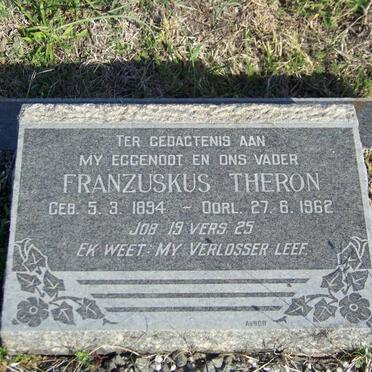 THERON Franzuskus 1894-1962