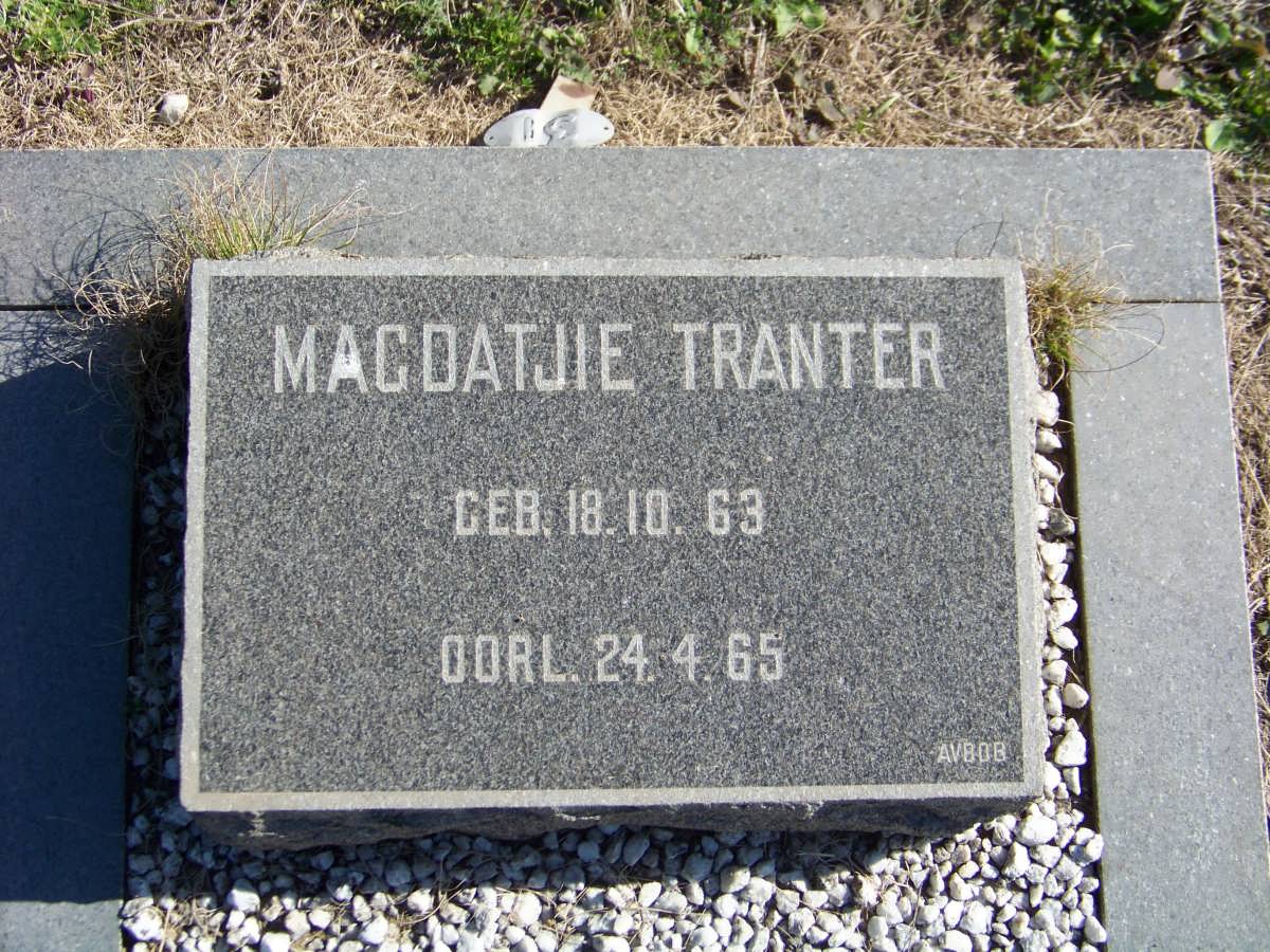 TRANTER Magdatjie 1963-1965