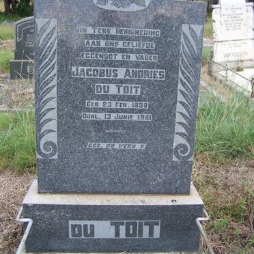 TOIT Jacobus Andries, du 1888-1951
