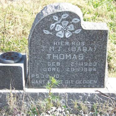 THOMAS J.M.J. 1923-1984