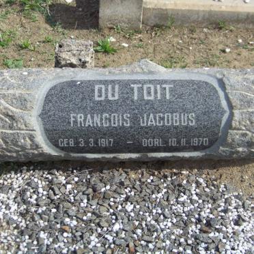 TOIT Francois Jacobus, du 1917-1970