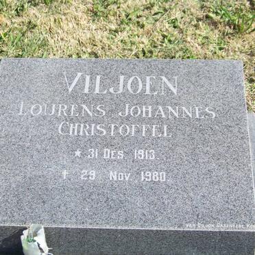 VILJOEN Lourens Johannes Christoffel 1913-1980