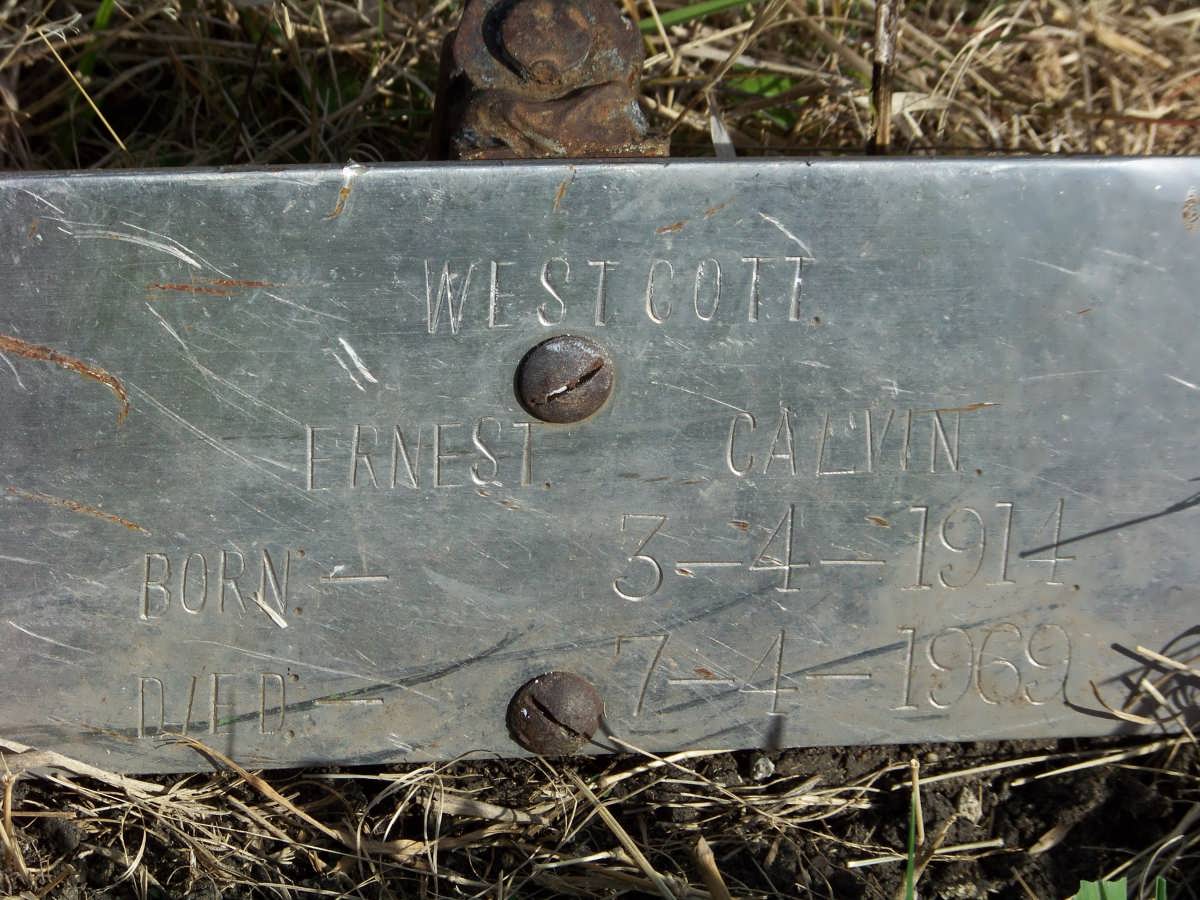 WESTCOTT Ernest Calvin 1914-1969