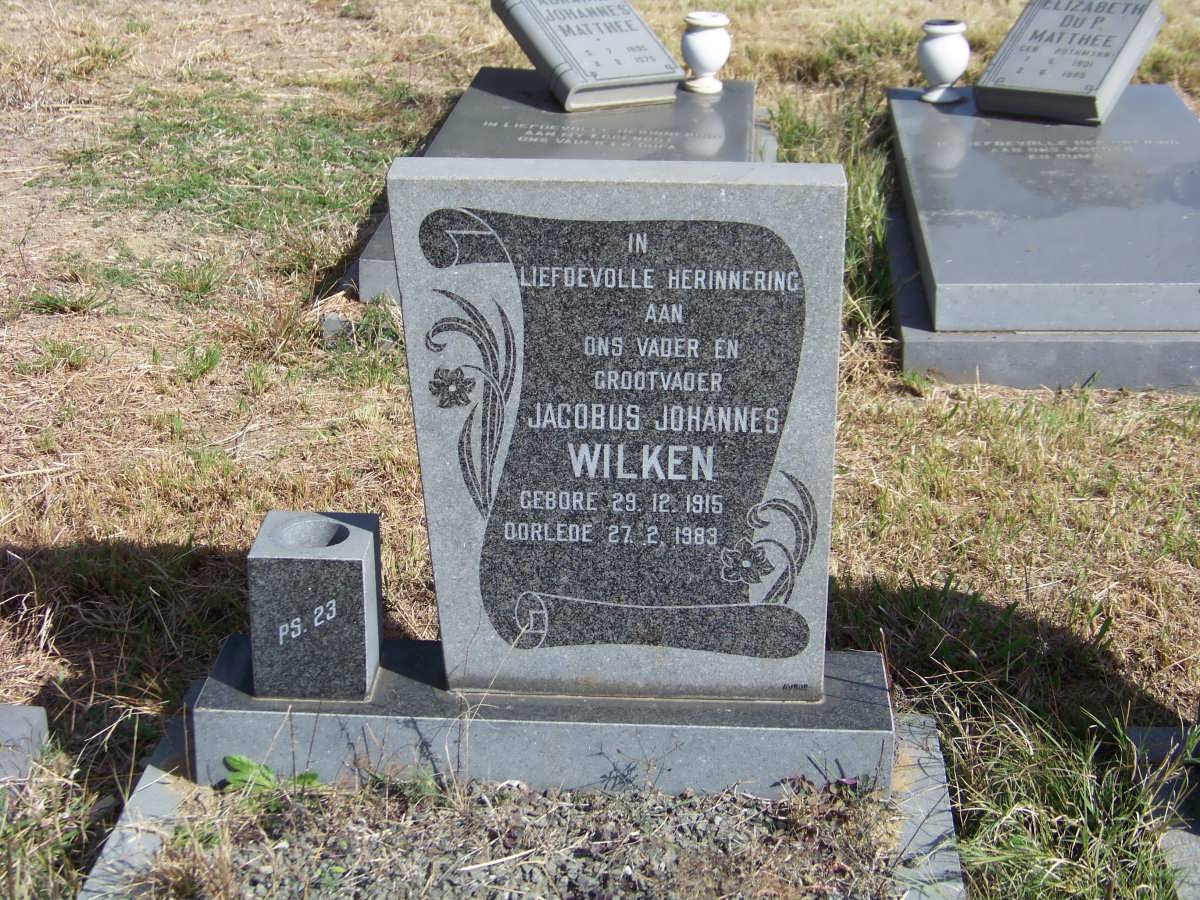 WILKEN Jacobus Johannes 1915-1983