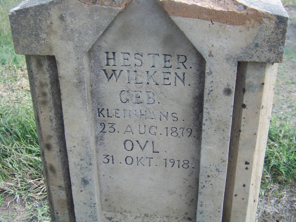 WILKEN Hester nee KLEINHANS 1879-1918