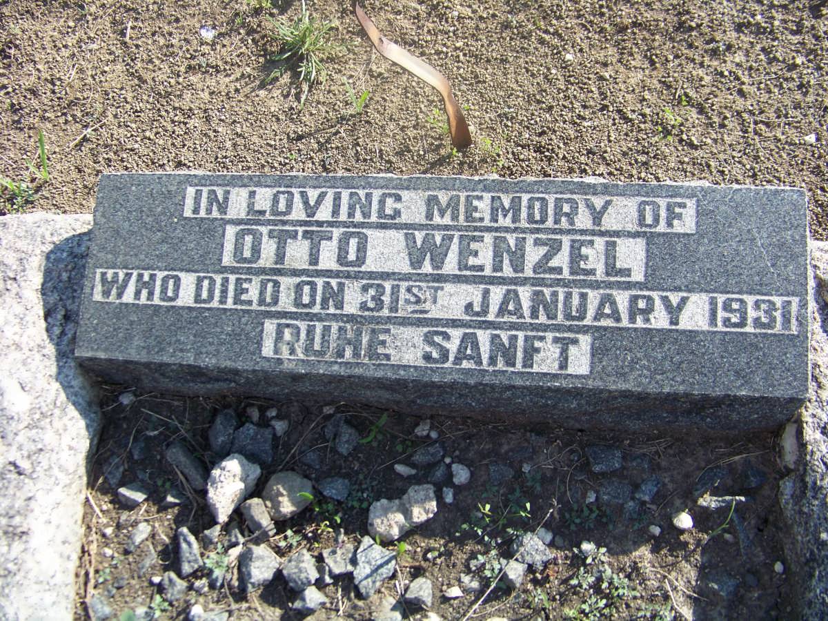 WENZEL Otto -1931