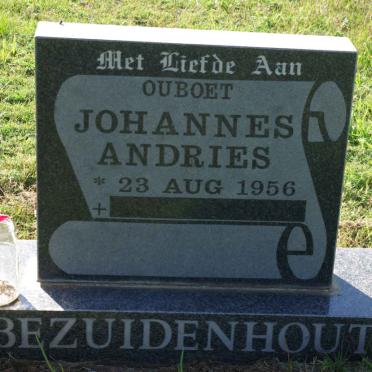 BEZUIDENHOUT Johannes Andries 1956-