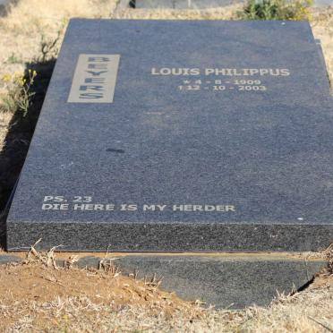 BEYERS Louis Philippus 1909-2003