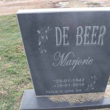 BEER Marjorie, de 1942-2016