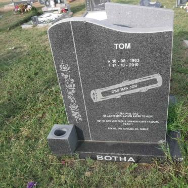 BOTHA Tom 1963-2010