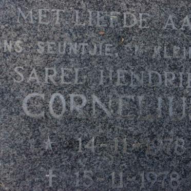 CORNELIUS Sarel Hendriks 1978-1978