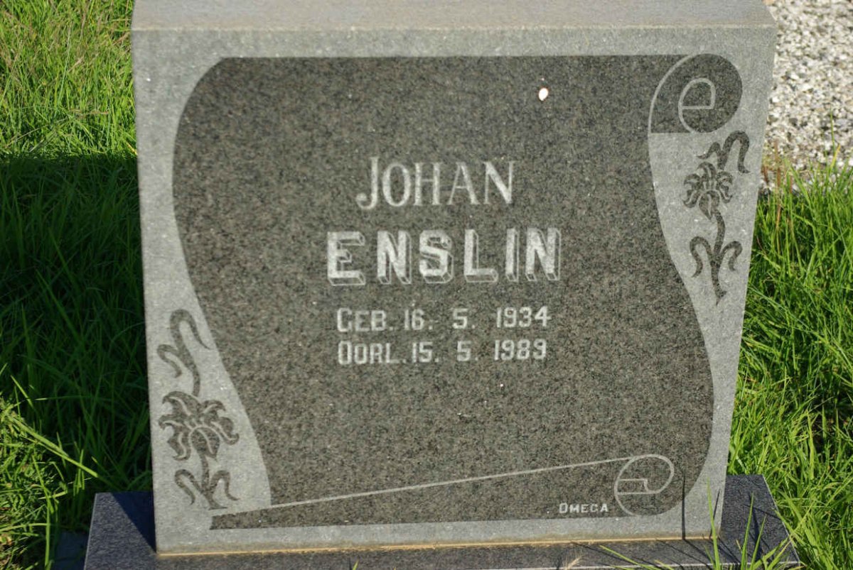 ENSLIN Johan 1934-1989
