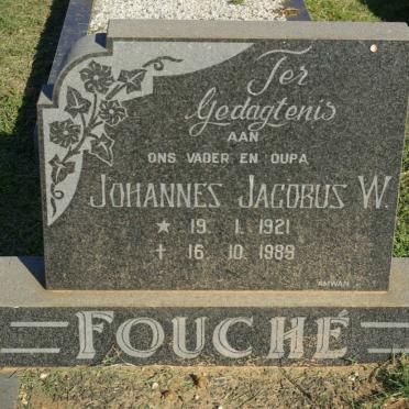 FOUCHE Johannes Jacobus W. 1921-1989