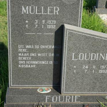 FOURIE Muller 1939-1992 :: FOURIE Loudine 1977-1992
