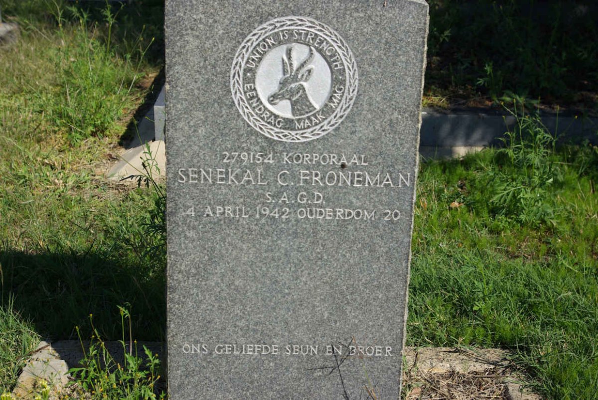 FRONEMAN Senekal C. -1942
