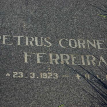 FERREIRA Petrus Cornelis 1923-1991