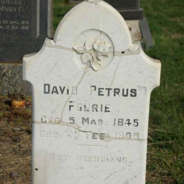 FOURIE David Petrus 1845-1908