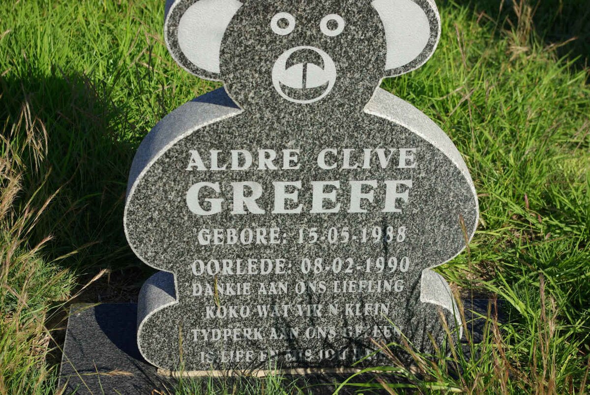 GREEFF Aldre Clive 1988-1990