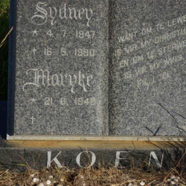 KOEN Sydney 1947-1990 &amp; Maryke 194?-