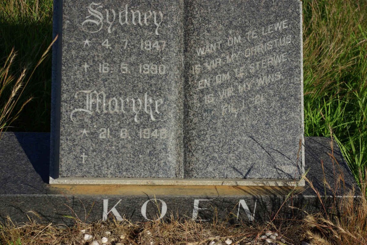 KOEN Sydney 1947-1990 &amp; Maryke 194?-