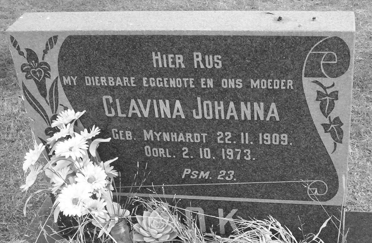 KOK Clavina Johanna nee MYNHARDT 1909-1973
