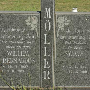MOLLER Willem Bernadus 1927-1989 &amp; Sylvie 1929-1991