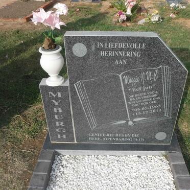 MYBURGH J.M.C. 1962-2012