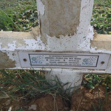 MERWE Johannes Petrus, van der 1944-2018