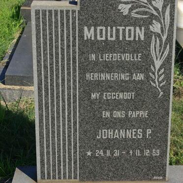 MOUTON Johannes P. 1931-1969