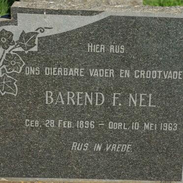 NEL Barend F. 1896-1963