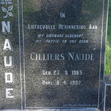 NAUDE Cilliers 1965-1992