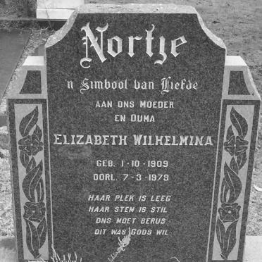 NORTJE Elizabeth Wilhelmina 1909-1979