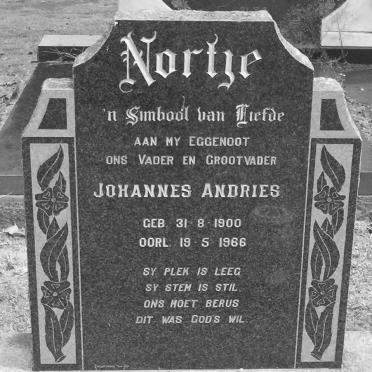 NORTJE Johannes Andries 1900-1966