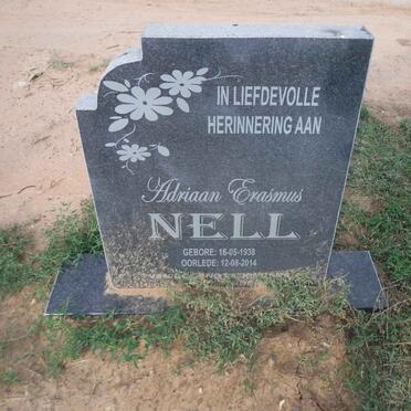 NELL Adriaan Erasmus 1938-2014