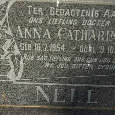 NELL Anna Catharina 1954-1964