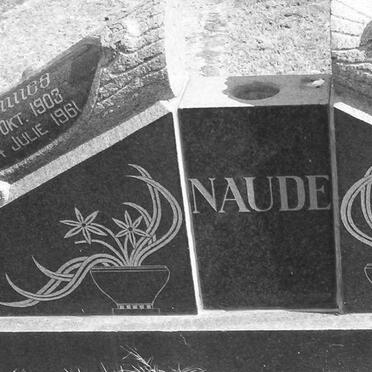 NAUDE Johannes 1903-1961 &amp; ? VAN RENSBURG 1904-1980