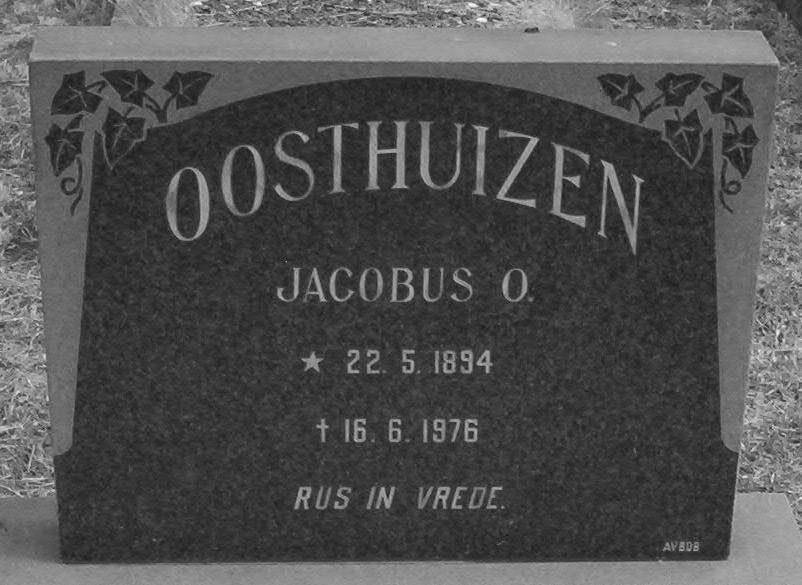 OOSTHUIZEN Jacobus O. 1894-1976
