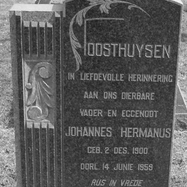 OOSTHUYSEN Johannes Hermanus 1900-1959