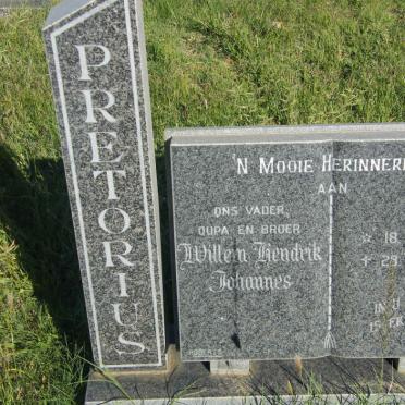 PRETORIUS Willem Hendrik Johannes 1935-1993