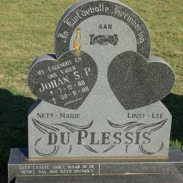 PLESSIS Johan S.P., du 1960-1988
