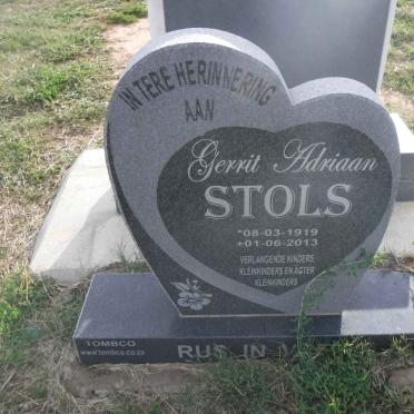 STOLS Gerrit Adriaan 1919-2013