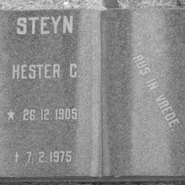 STEYN Hester C. 1905-1975