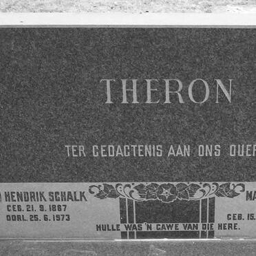 THERON Hendrik Schalk 1887-1973 &amp; Maria Christoffelina SMUTS 1887-1958