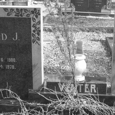 VENTER David J. 1900-1970 &amp; Catharina M.E. JORDAAN 1898-1973