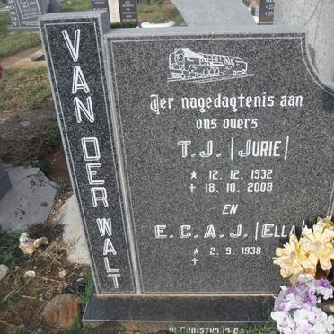 WALT T.J., van der 1932-2008 &amp; E.C.A.J. 1938-