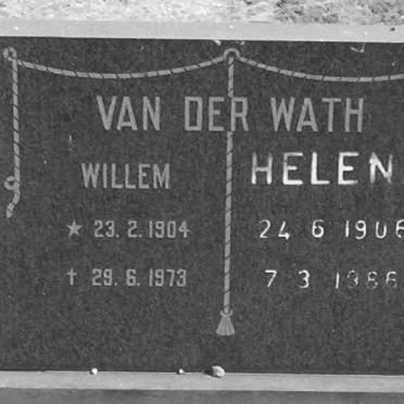 WATH Willem, van der 1904-1973 &amp; Helena 1906-1986
