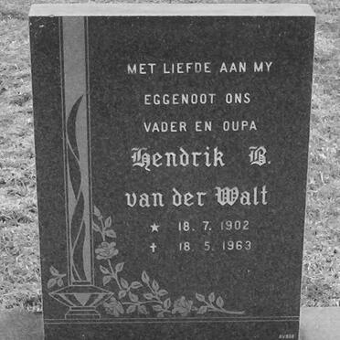 WALT Hendrik B., van der 1902-1963